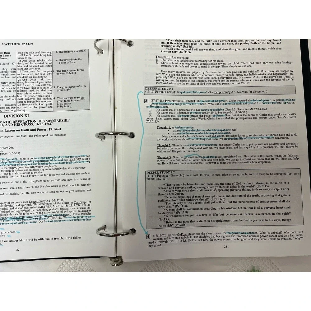VTG 1996 The Preacher's Outline & Sermon Bible Matthew Part 2 Ch 16-28 Vol 2 KJV